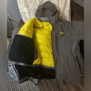 Outdoor Research Recco Men’s Large Snow Ski Jacket